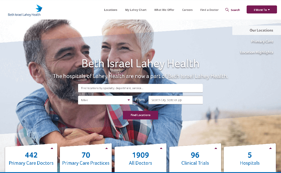 Thumail of the Beth Israel Lahey Health Strategy & Redesign case study.