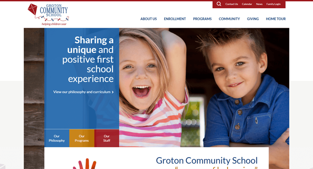 Thumail of the Groton Community School case study.