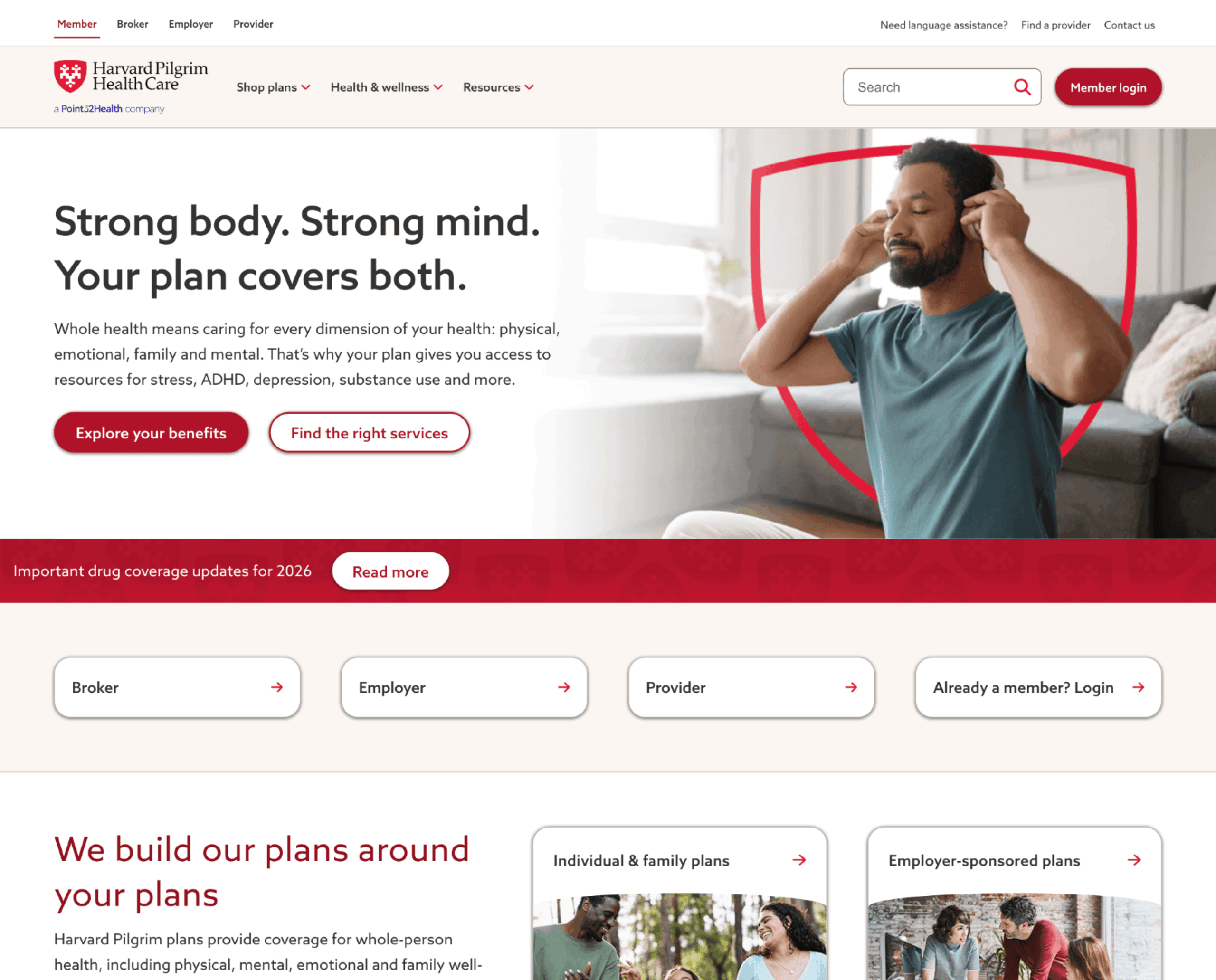 Thumail of the Point32Health case study.