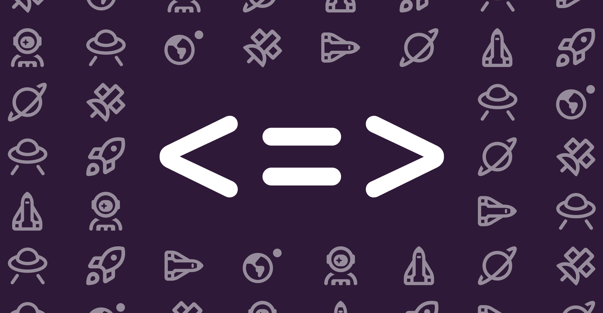 surrounded by spaceship icons